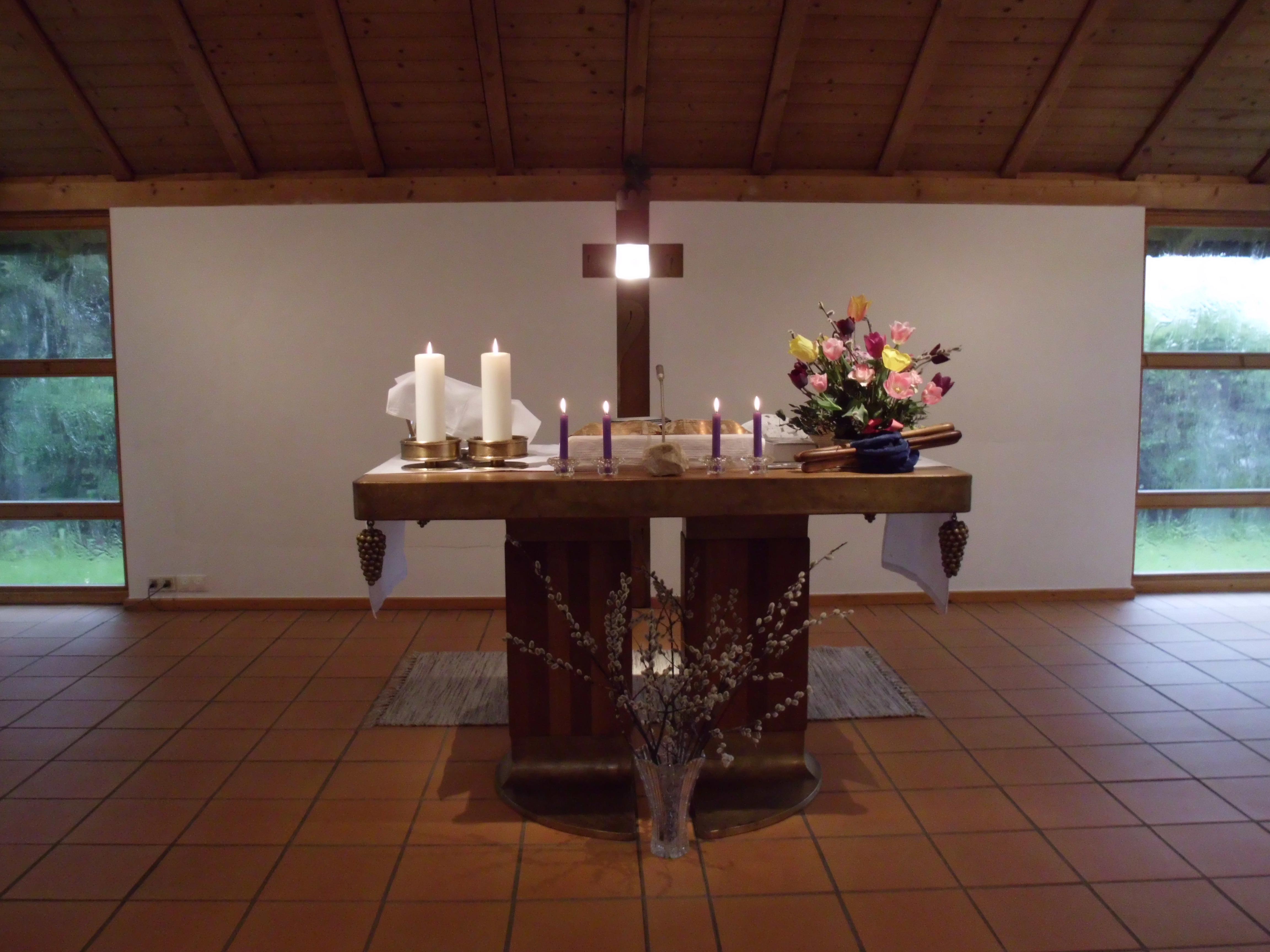 Ostersonntag in der Kirche Mitterfelden